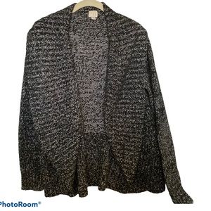 A new day shawl collar black cardigan soft
